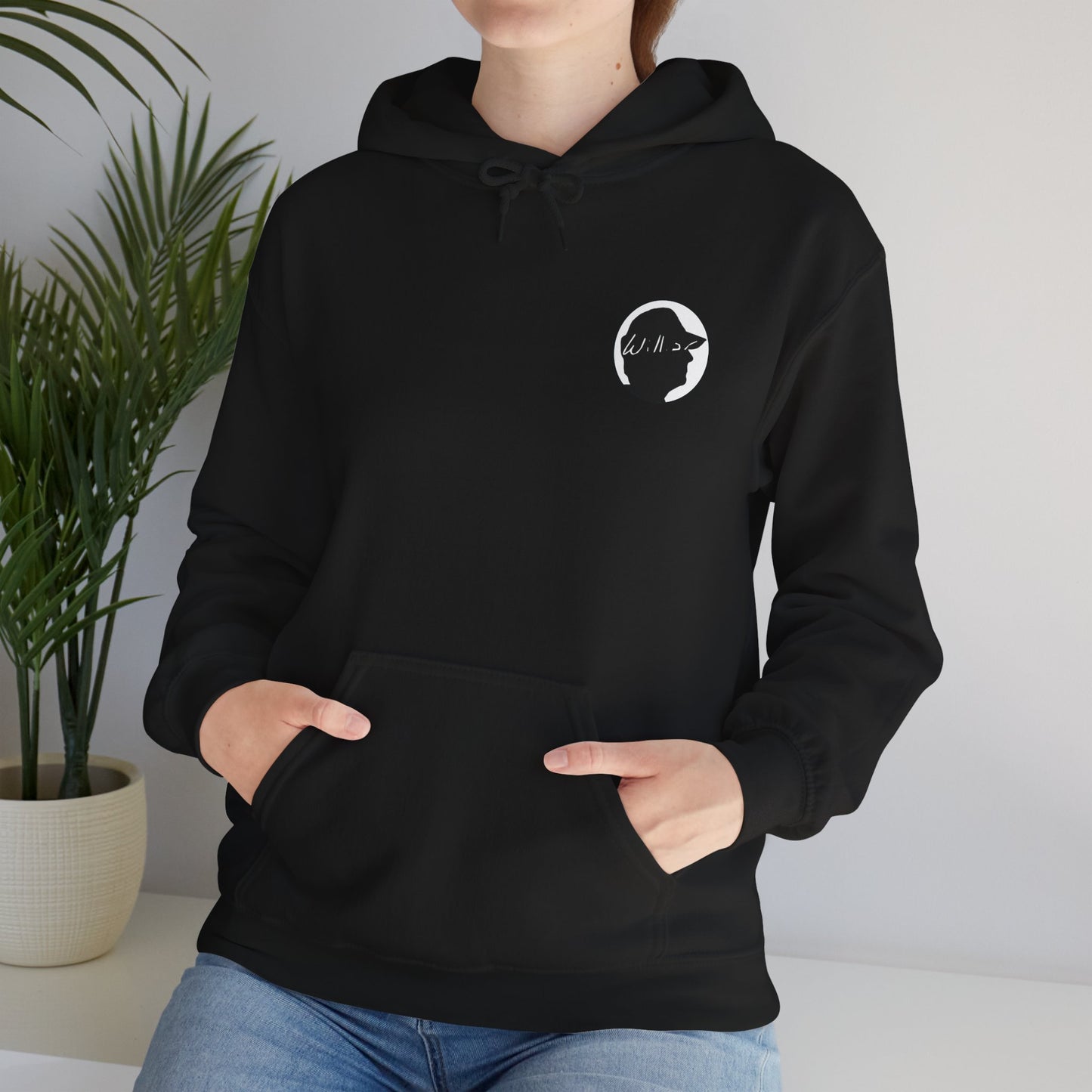 Black Hooded Sweatshirt Will.ar