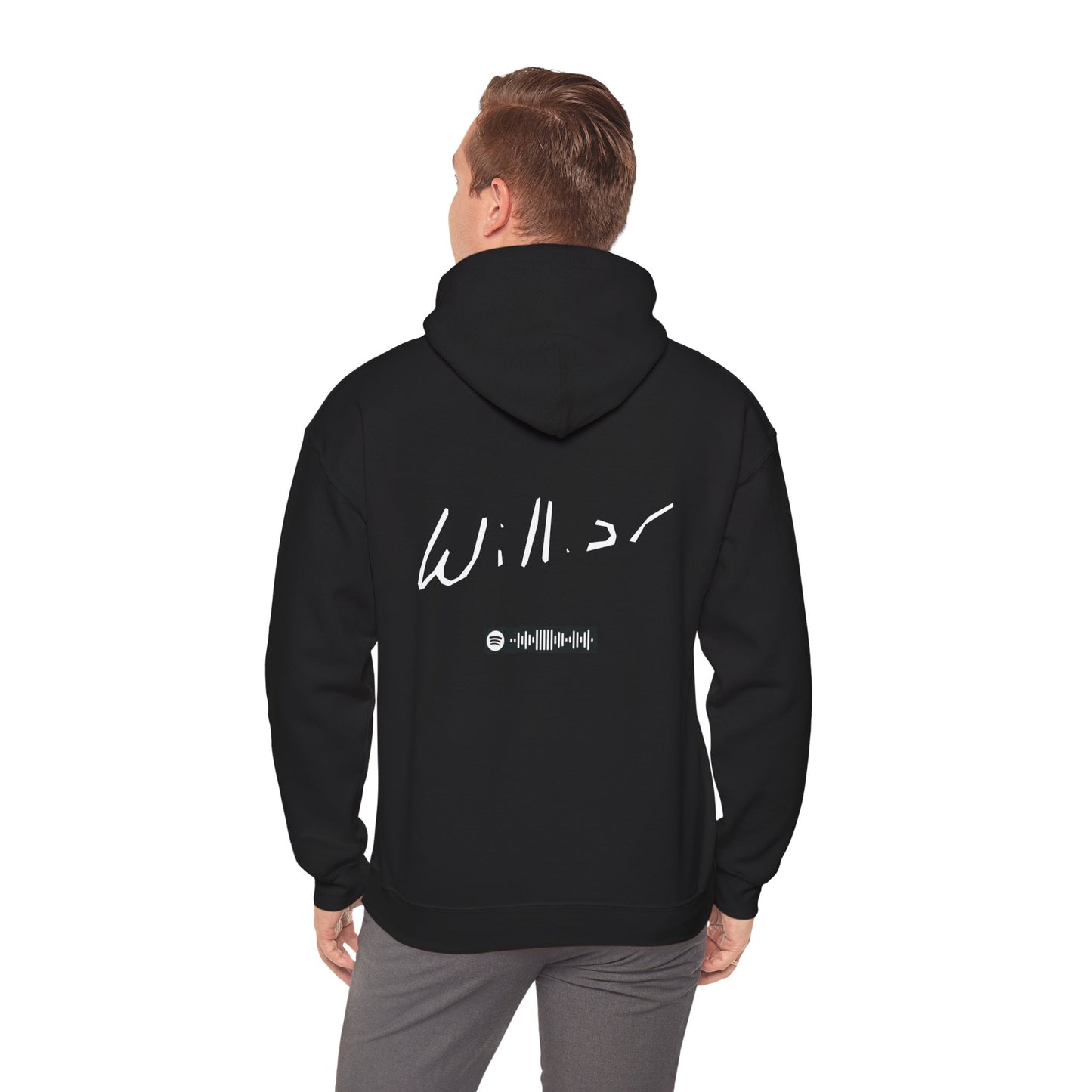 Black Hooded Sweatshirt Will.ar