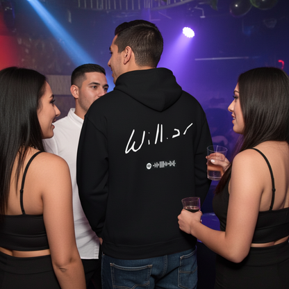 Black Hooded Sweatshirt Will.ar